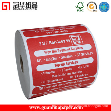 Thermal Paper Roll with Printed Brand Logo